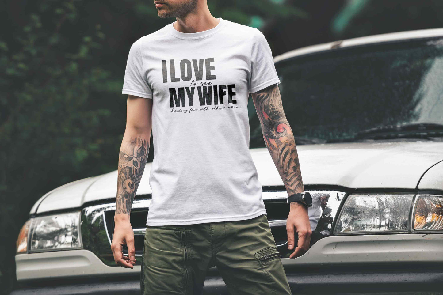 T-Shirt - I LOVE MY WIFE